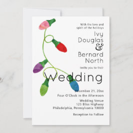 Weihnachtsleuchten, Hochzeit Ankündigung