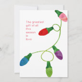 Weihnachtsleuchten, Hochzeit Ankündigung (Rückseite)