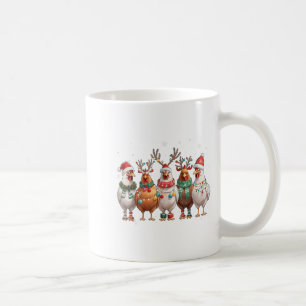 Weihnachtsleuchten Hühnchen Weihnachten Weihnachts Kaffeetasse