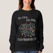 Weihnachtsleuchten in Ketten...................... Sweatshirt (Vorderseite)