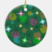 Weihnachtsleuchten Keramik Ornament (Hinten)
