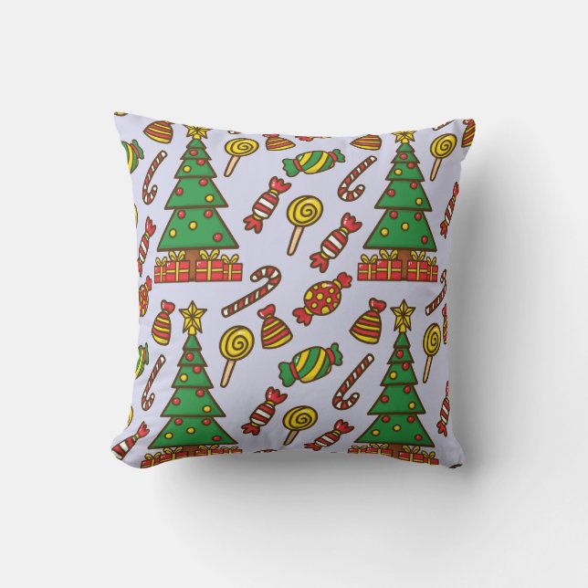 Weihnachtsleuchten Kissen (Vorderseite)