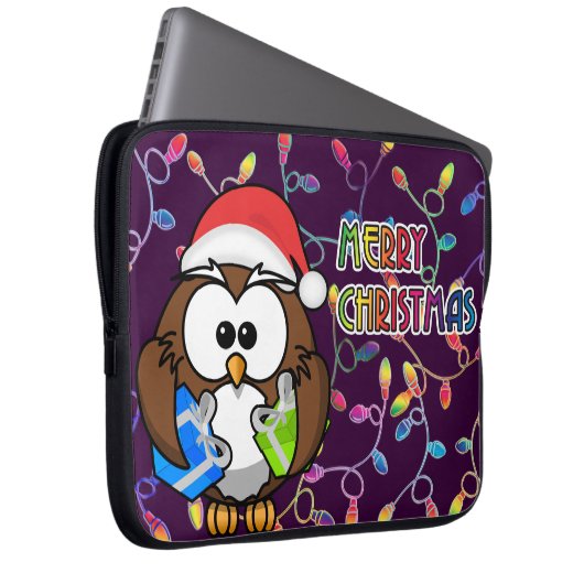 Weihnachtsleuchten Laptopschutzhülle (Vorne Rechts)