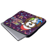 Weihnachtsleuchten Laptopschutzhülle (Vorne Knopf)