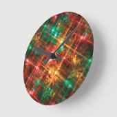 Weihnachtsleuchten Runde Wanduhr (Winkel)