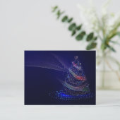 Weihnachtsleuchten Weihnachtsbaum Postkarte (Stehend Vorderseite)