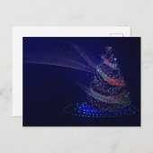 Weihnachtsleuchten Weihnachtsbaum Postkarte (Vorne/Hinten)