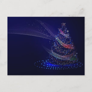 Weihnachtsleuchten Weihnachtsbaum Postkarte