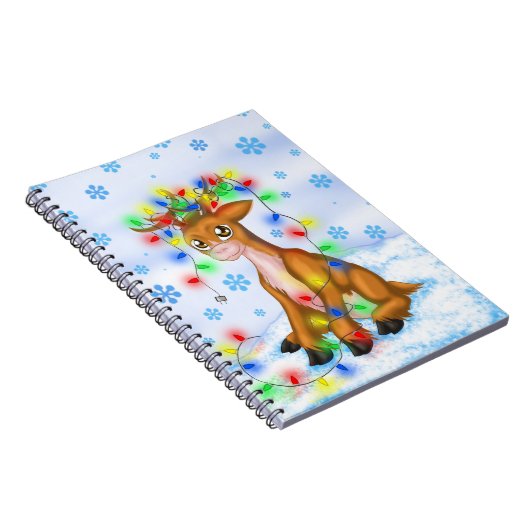 Weihnachtsleuchter Notizblock (Rechte Seite)