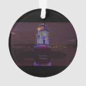 WeihnachtsLeuchtturm Ornament (Rückseite)
