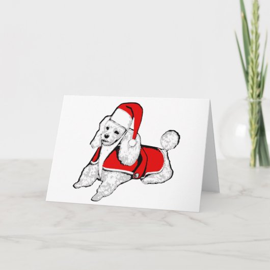 Weihnachtsleute Einladung (Vorderseite)