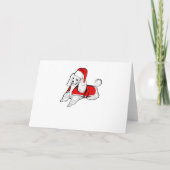 Weihnachtsleute Einladung (Rückseite)