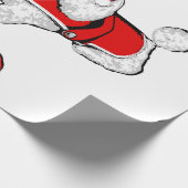 Weihnachtsleute Geschenkpapier (Ecke)