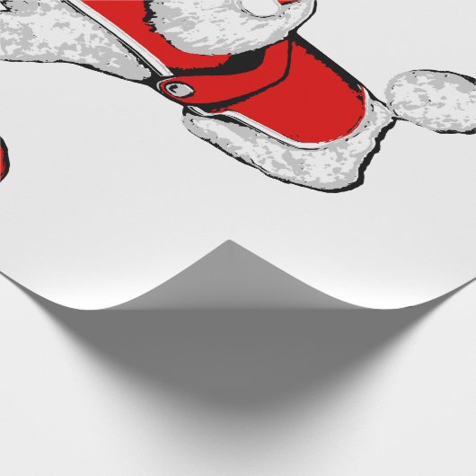 Weihnachtsleute Geschenkpapier (Ecke)