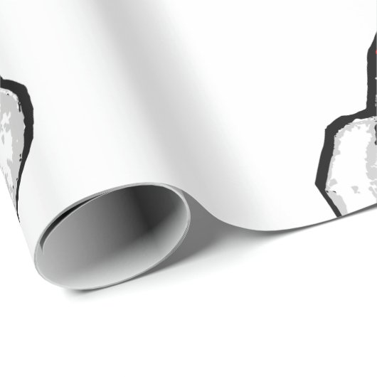 Weihnachtsleute Geschenkpapier (Rolleneckpunkt)