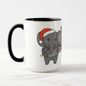 Weihnachtsleute Niedliche Tasse (Links)