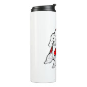 Weihnachtsleute Thermosbecher (Nach links gedreht)