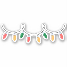 Weihnachtslicht Aufkleber