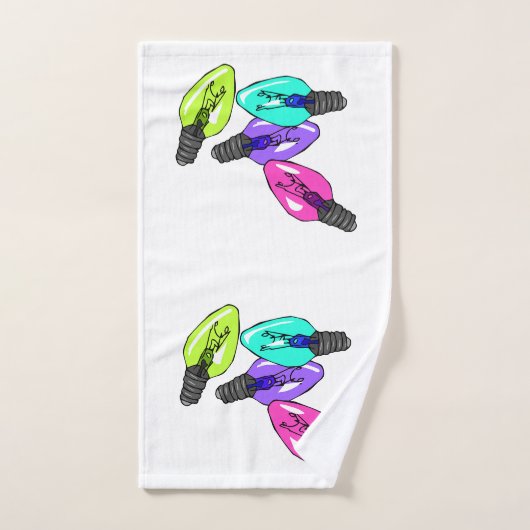 Weihnachtslicht Badhandtuch Set (Handtuch)