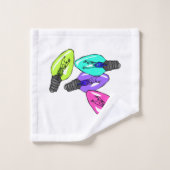 Weihnachtslicht Badhandtuch Set (Waschlappen)