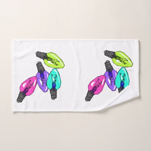 Weihnachtslicht Badhandtuch Set (Handtuch)
