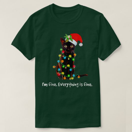 Weihnachtslicht bin ich Geldbußen Alles ist Fines  T-Shirt (Design vorne)