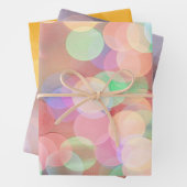 Weihnachtslicht Bokeh Bubbles Wrapper Papier (Beispiel)