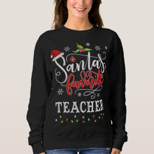 Weihnachtslicht der Lieblingslehrerin in der Weihn Sweatshirt