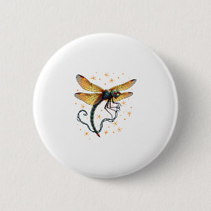 Weihnachtslicht-Dragonfly Button