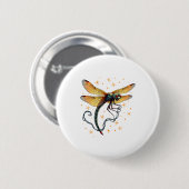Weihnachtslicht-Dragonfly Button (Vorne & Hinten)