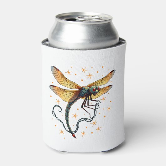 Weihnachtslicht-Dragonfly Dosenkühler (Kanne Vorderseite)