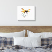 Weihnachtslicht-Dragonfly Leinwanddruck (Insitu (Schlafzimmer))
