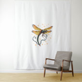 Weihnachtslicht-Dragonfly Wandteppich (Beispiel)