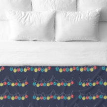 Weihnachtslicht Dunkelblau Fleece Blanket