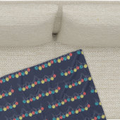 Weihnachtslicht Dunkelblau Fleece Blanket