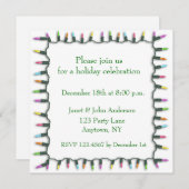 Weihnachtslicht - Einladung (Vorne/Hinten)