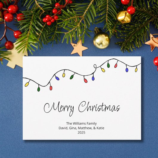 Weihnachtslicht Feierliche Retro Feiertagskarte