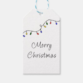 Weihnachtslicht Feiertag Geschenkanhänger