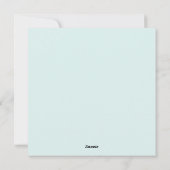 Weihnachtslicht-Feiertags-flache Karte (Rückseite)