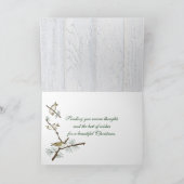 Weihnachtslicht Feiertagskarte (Innenseite)