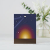 Weihnachtslicht Feiertagspostkarte (Stehend Vorderseite)
