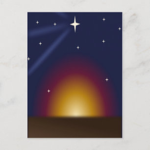Weihnachtslicht Feiertagspostkarte