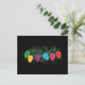 Weihnachtslicht Feiertagspostkarte (Stehend Vorderseite)