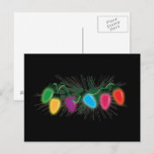 Weihnachtslicht Feiertagspostkarte (Vorne/Hinten)