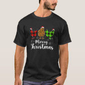 WeihnachtsLICHT Funny Chicken Lover Xmas T-Shirt (Vorderseite)