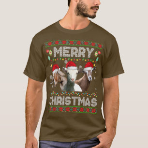 Weihnachtslicht Funny Xmas Weihnachtsmannmütze Zie T-Shirt