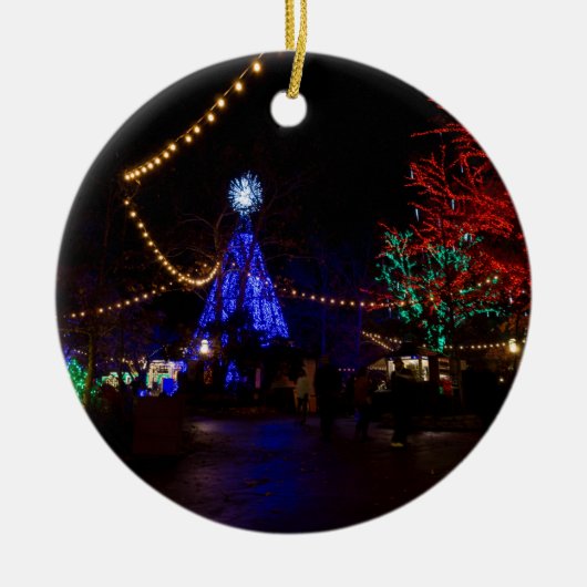 Weihnachtslicht Galore Keramik Ornament (Vorne)