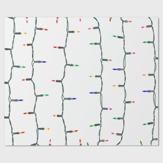 Weihnachtslicht Geschenkpapier (Flach)