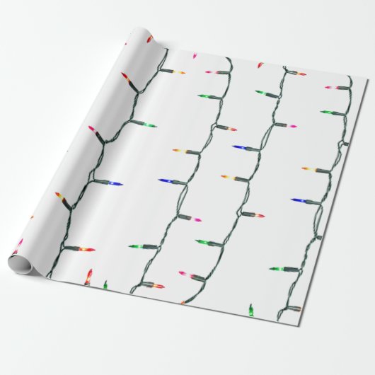 Weihnachtslicht Geschenkpapier (Ungerollt)