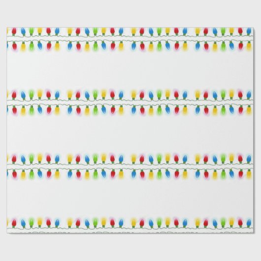 Weihnachtslicht Geschenkpapier (Flach)